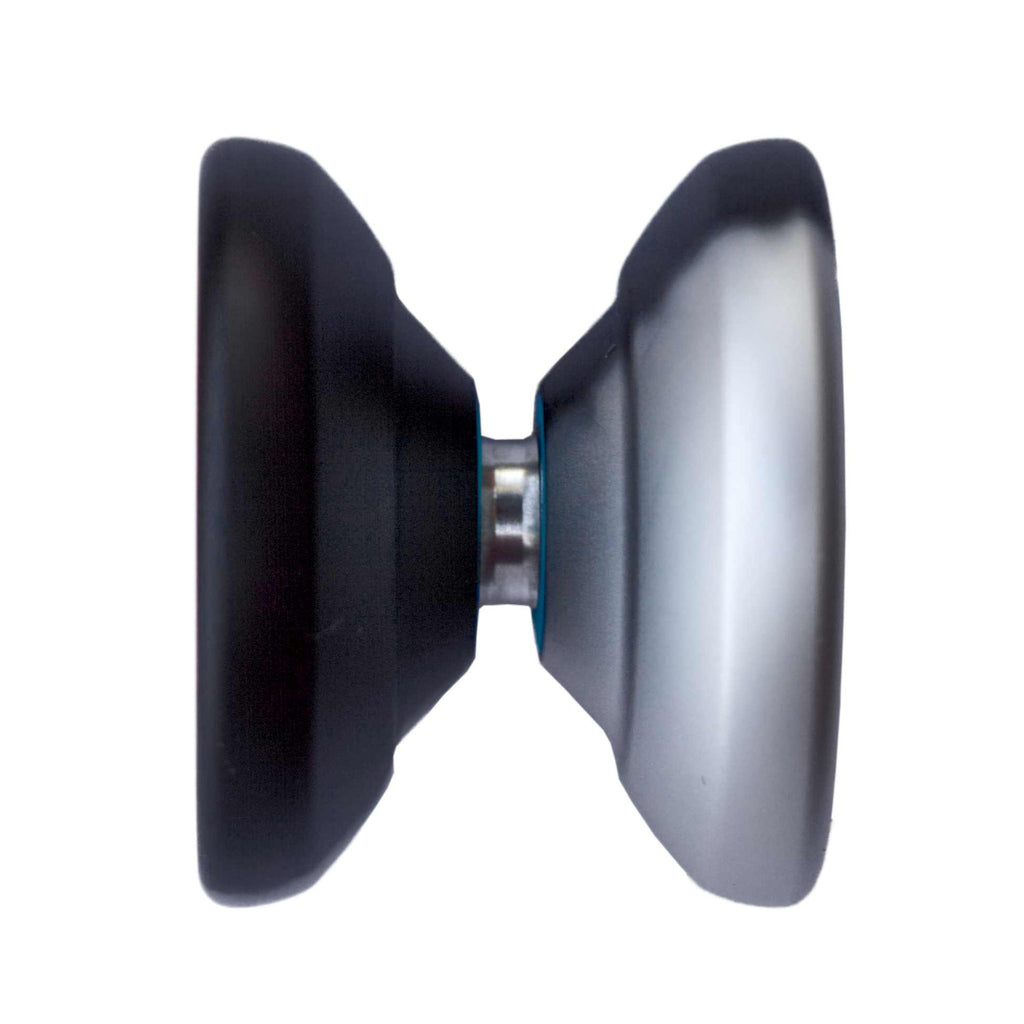 Shutter YoYo black silver front view